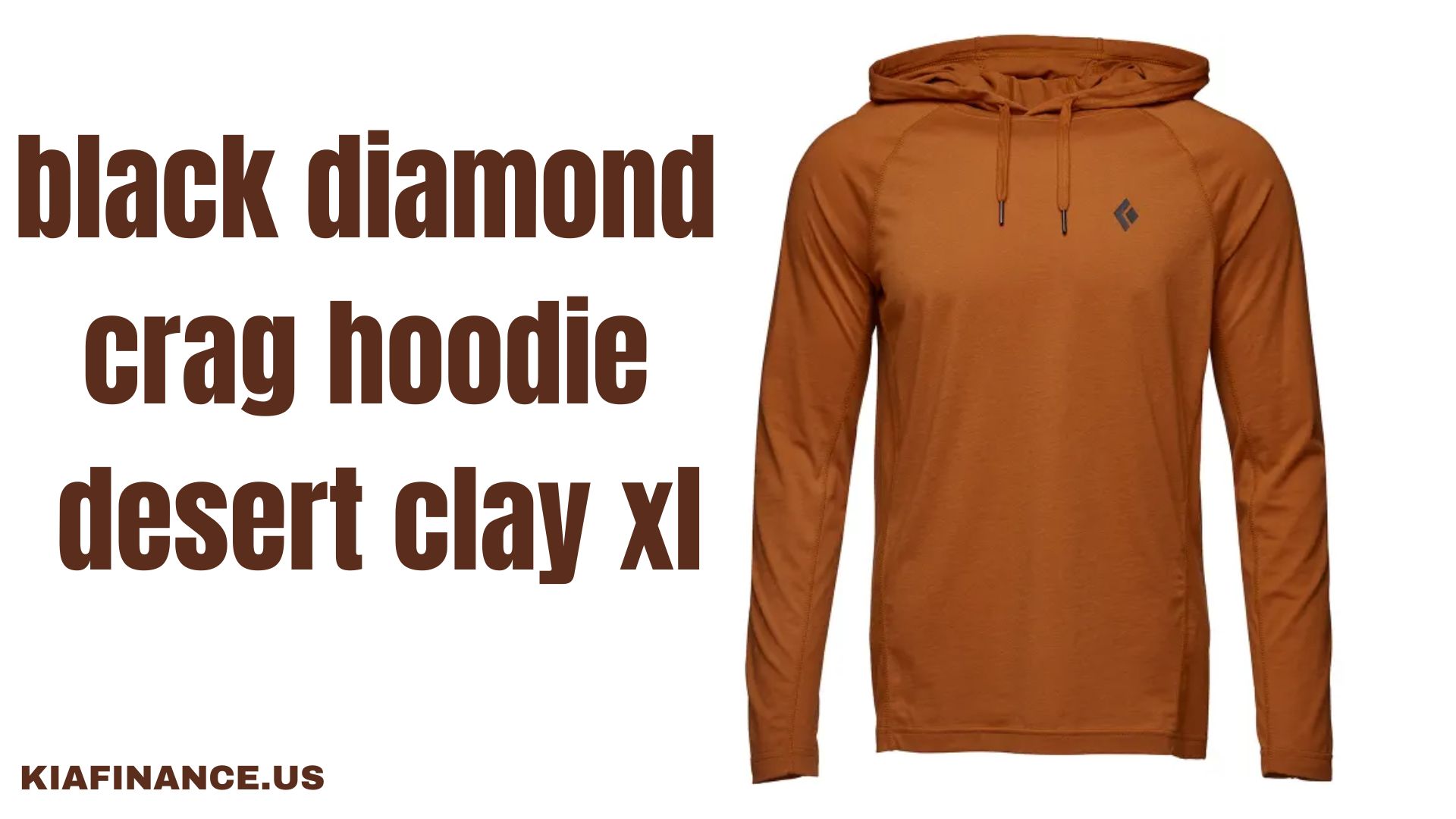 black diamond crag hoodie desert clay xl