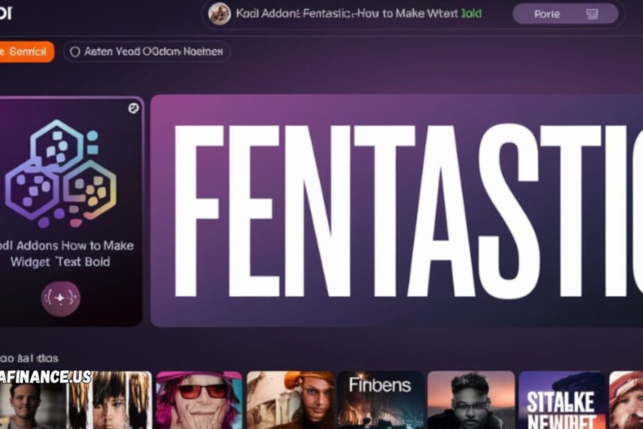 Kodi Addons Fentastic How To Make Widget Text Bold